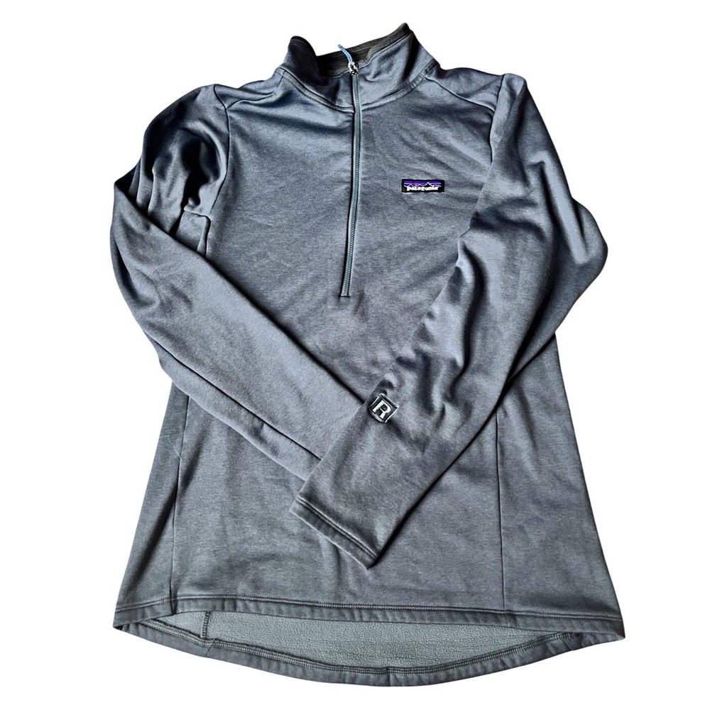 Patagonia Women's R1 Daily Zip-Neck 40505 Fleece Pullover M gray